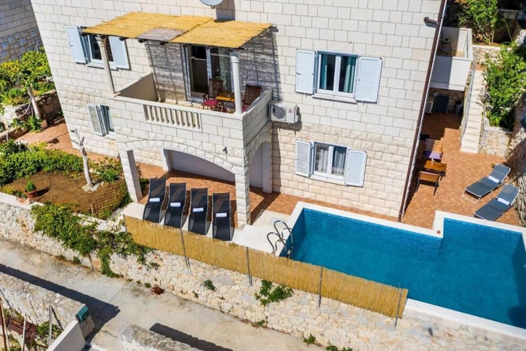 Wave N' Sea Apartment With A Private Pool Ντουμπρόβνικ Εξωτερικό φωτογραφία